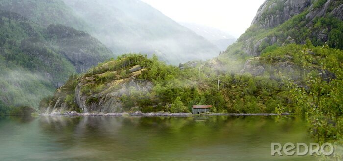 Tableau  Fjordlandschaft Norvège