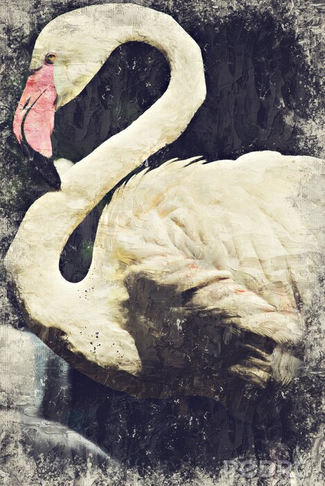 Tableau  Flamingo comme un vrai