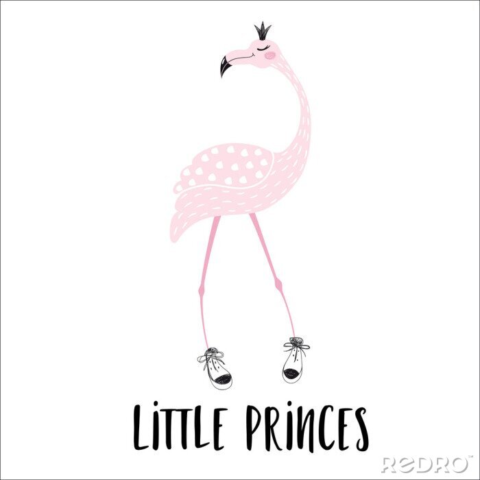 Tableau  Flamingo cute print