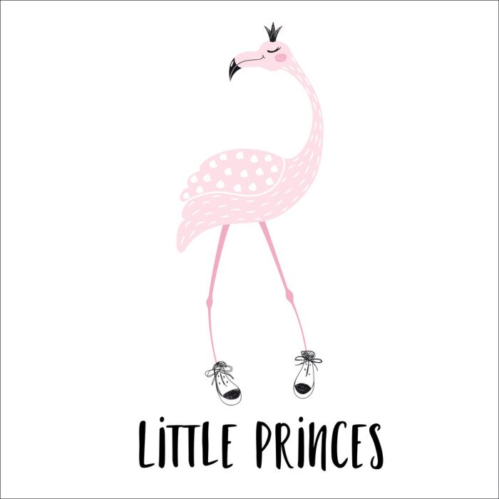 Tableau  Flamingo cute print