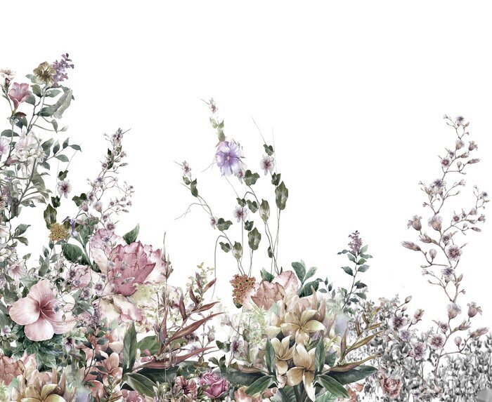 Tableau  Fleurs aquarelle