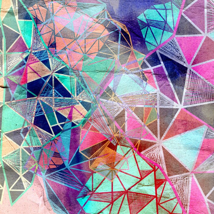 Tableau  fond abstrait