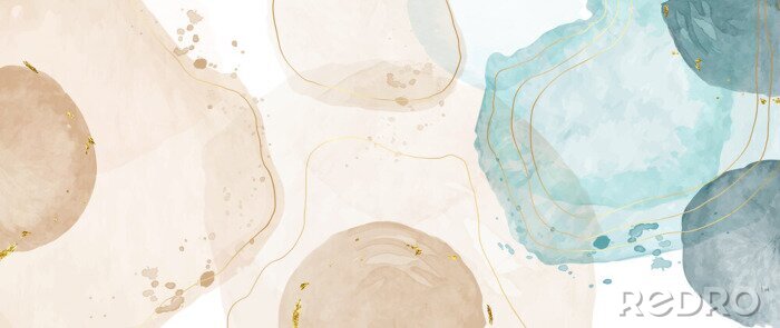 Tableau  Fond d'aquarelle aux couleurs douces