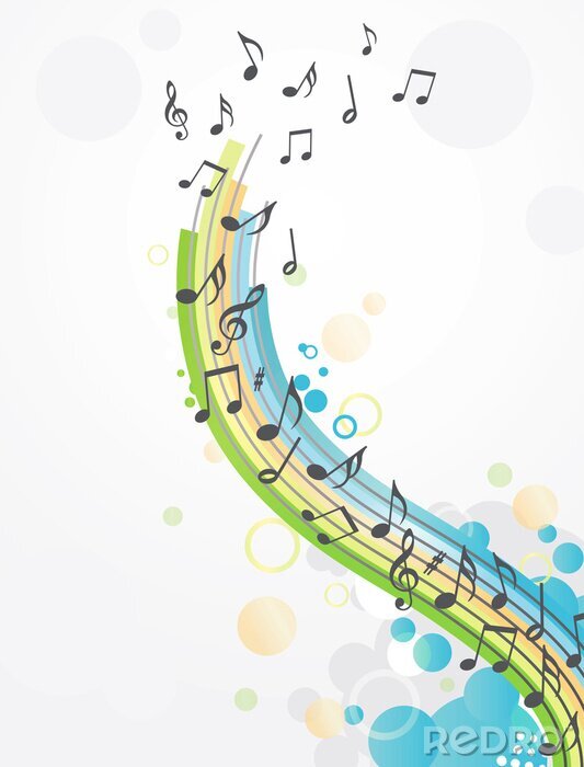 Tableau  fond de musique abstraite