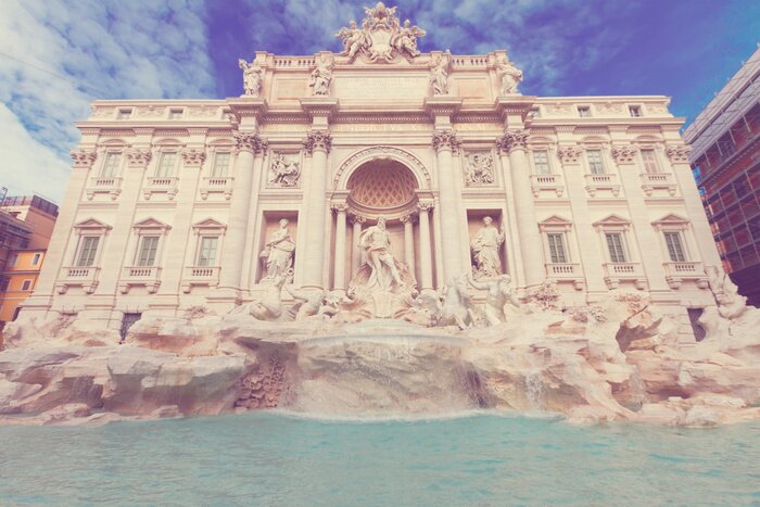 Tableau  Fontaine de Trevi à Rome