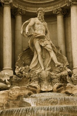 Tableau  Fontaine de Trevi à Rome de