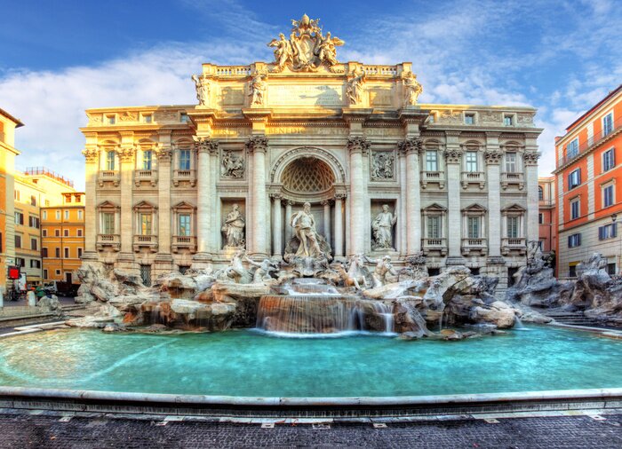 Tableau  Fontaine de Trevi Rome