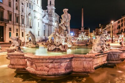 Tableau  Fontaines à Rome