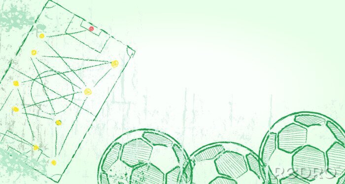 Tableau  Football, football, conception, Gabarit, bon, copie, espace, vecteur