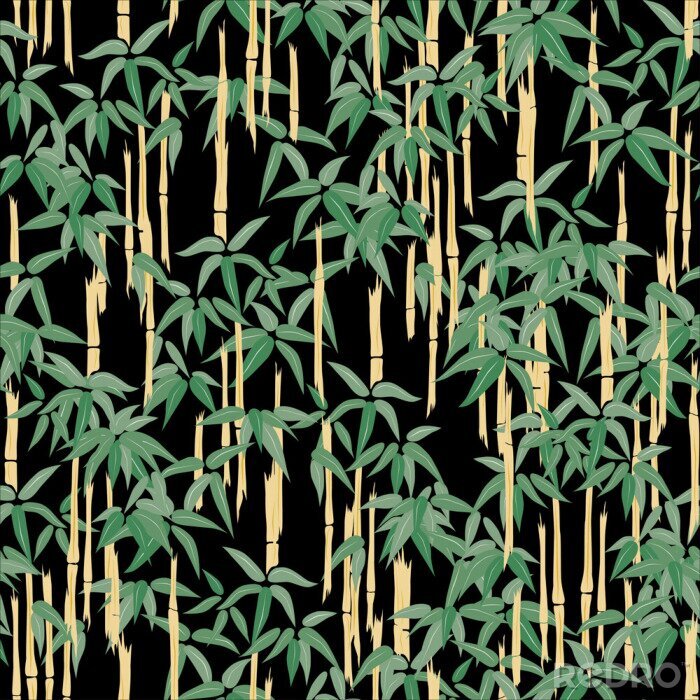 Tableau  Forêt de bambous sombre