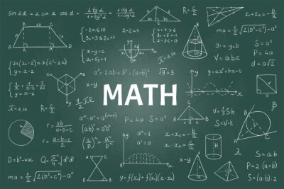 Tableau  Formules et équations mathématiques