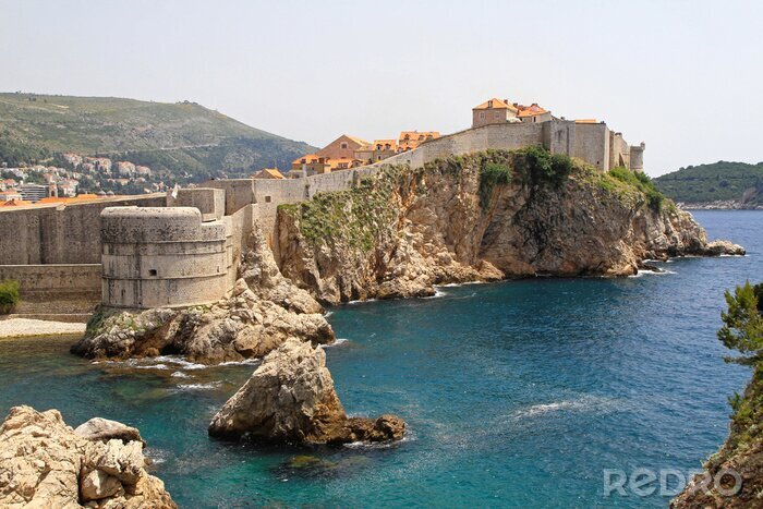 Tableau  Forteresse à Dubrovnik