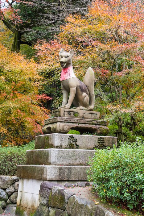 Tableau  Fox dans Fushimi Inari, Kyoto, Japon