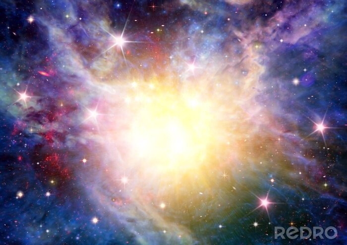 Tableau  Galaxie avec des constellations