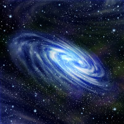 Papier peint  Galaxie et ciel étoilé