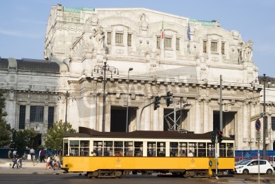 Tableau  Gare centrale à Milan
