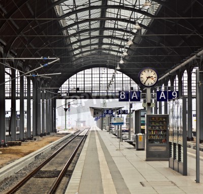 Tableau  gare classicistical à Wiesbaden, Allemagne
