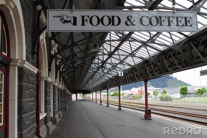 Tableau  Gare de Dunedin