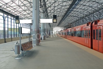 Tableau  Gare Sheremetyevo, MosCom, Russie