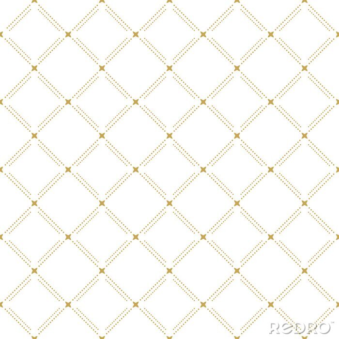 Tableau  Geometric dotted pattern. Seamless abstract modern dotted golden texture for wallpapers and backgrounds