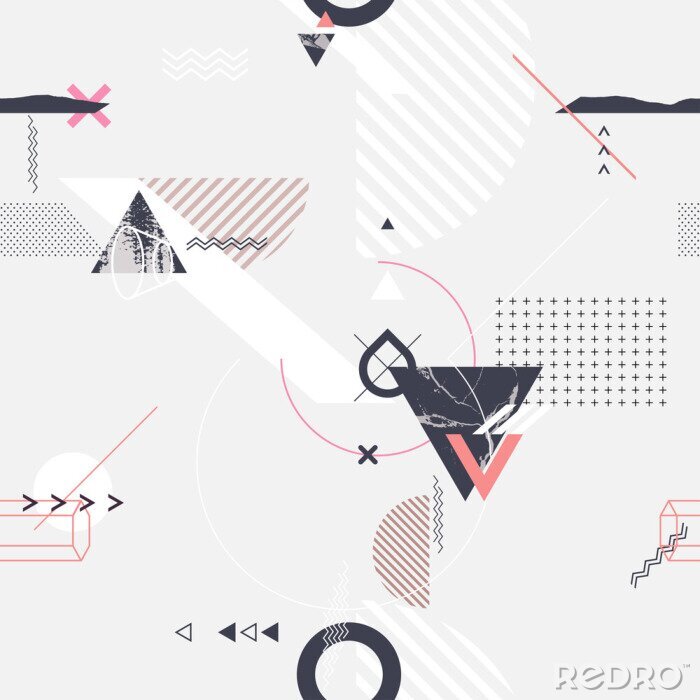 Tableau  Géométrie minimaliste pour jeunes