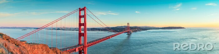 Tableau  Golden Gate bridge, San Francisco California