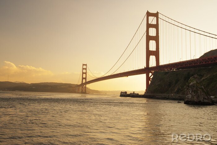 Tableau  Golden Gate Bridge, San Francisco, Californie