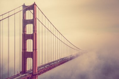 Tableau  Golden Gate dans le brouillard