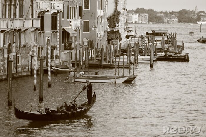 Tableau  gondole à Venise
