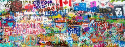 Tableau  Graffiti street art en couleurs