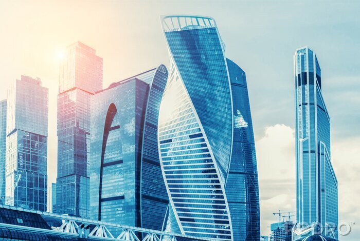 Tableau  Gratte-ciel modernes en verre