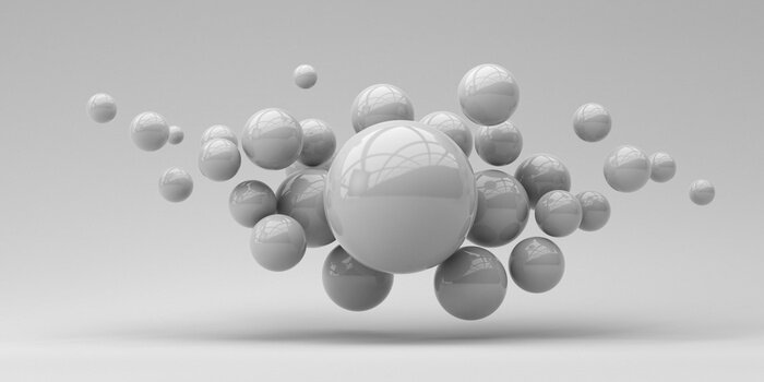 Tableau  Gray sphère en lévitation