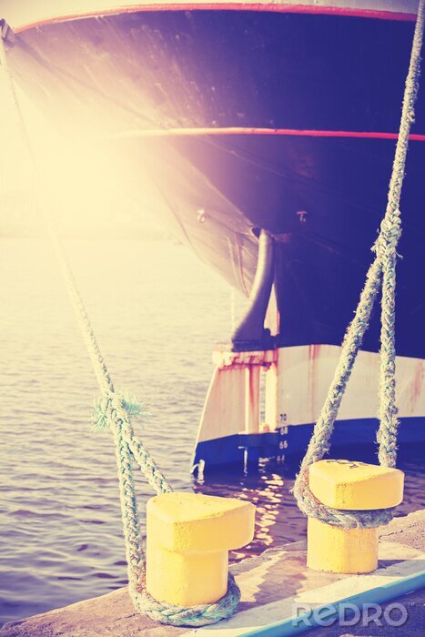 Tableau  Gros plan sur un voilier