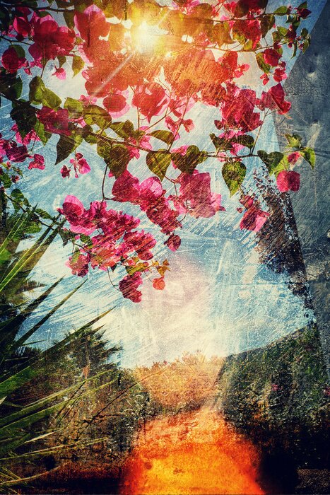 Tableau  grunge sunshine