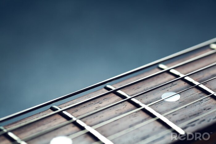 Tableau  Guitare, cou, closeup