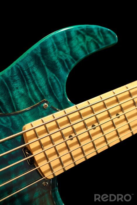 Tableau  guitare elctric isolé