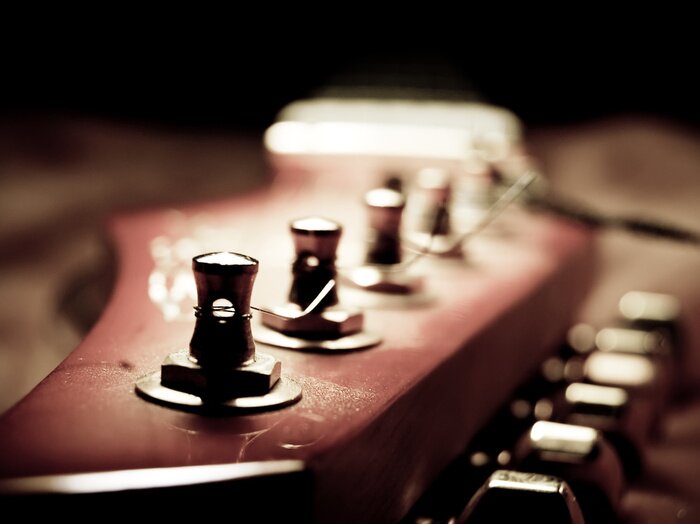 Tableau  guitare et de la musique