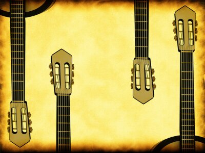 Guitares abstraites et musique