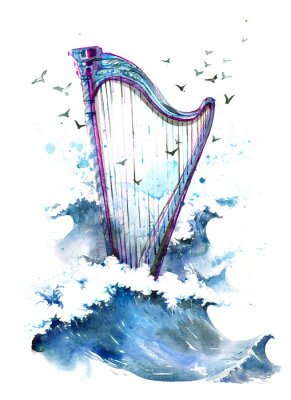 Tableau  harpe