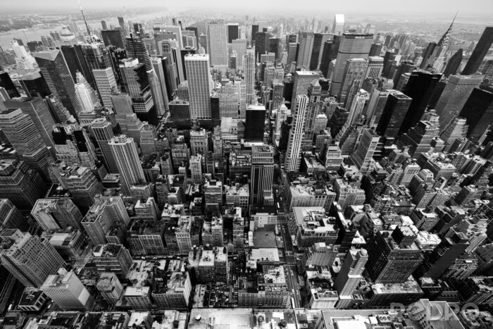 Tableau  Hautes tours sur un panorama