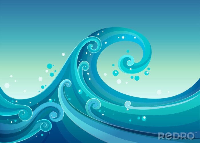 Tableau  Hautes vagues à la mer