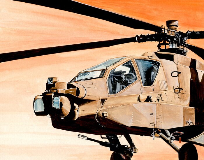 Tableau  hélicoptère