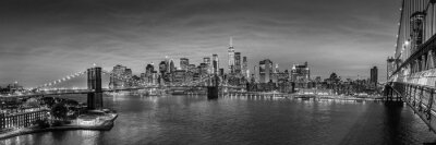 Tableau  horizon de brooklyn à new york
