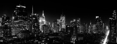 Tableau  Horizon de Manhattan la nuit