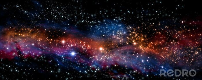 Tableau  Illustration d'une nébuleuse