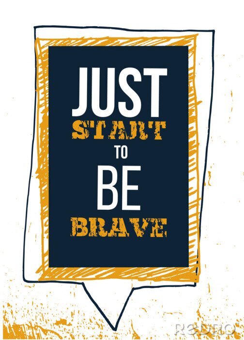 Tableau  Illustration typographique d'une bulle de dialogue comique