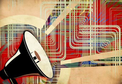 Image avec un mégaphone