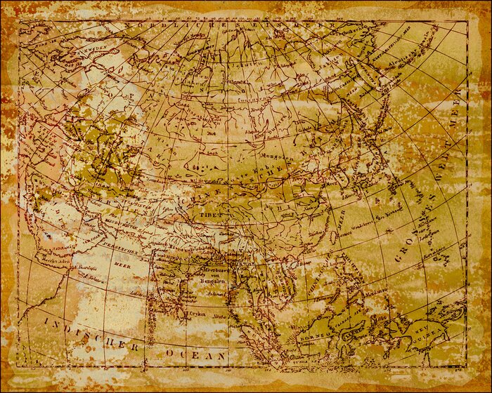 Tableau  image Métal - Asie