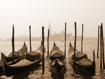Image sépia de Venise