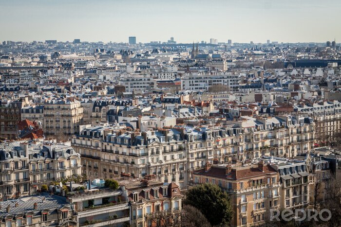 Tableau  Immeubles dans la banlieue parisienne